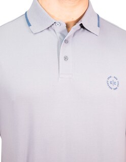 Foto 3 | Playera Polo Hombre Kenneth Cole Kcpv24pol03 Gris Casual