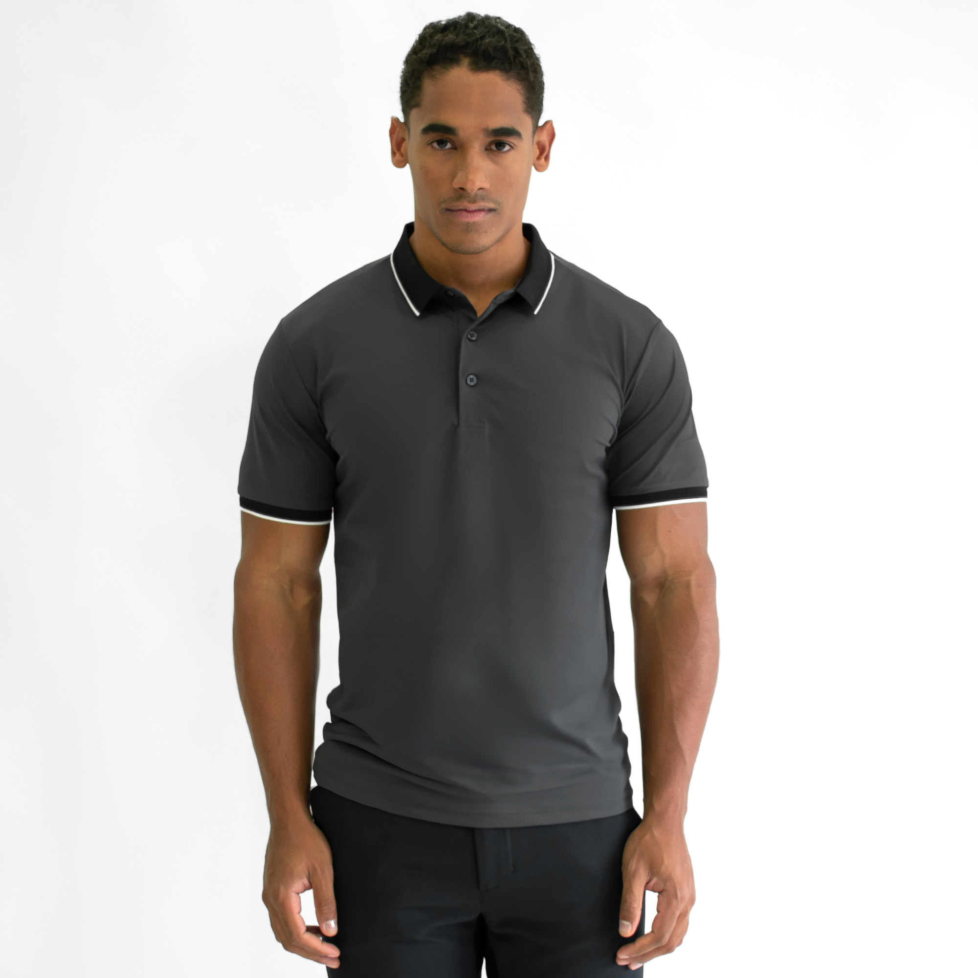 Playera Polo Generra Con Ribetes Para Hombre