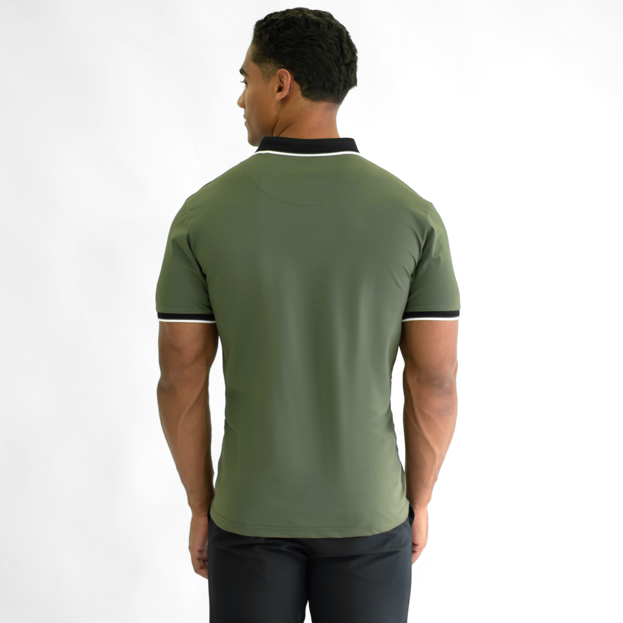 Foto 3 pulgar | Playera Polo Generra Con Ribetes Para Hombre