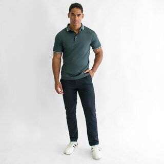 Foto 3 | Playera Polo Generra Verde para Hombre