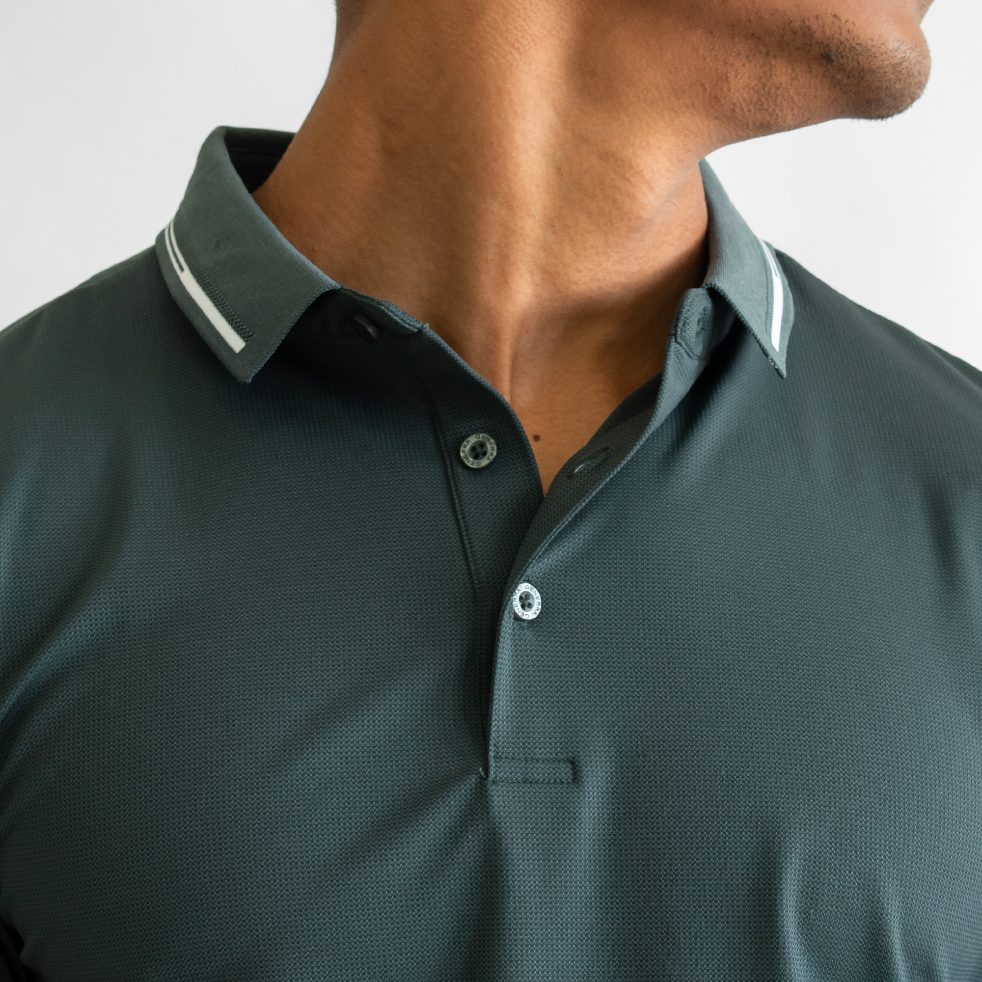 Foto 5 pulgar | Playera Polo Generra Verde para Hombre
