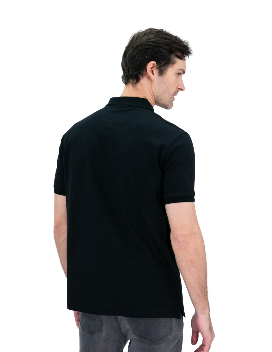 Foto 4 | Polo Hombre Kenneth Cole Kcoi24pol26  Negro Casual Algodón