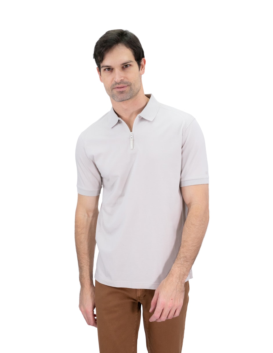 Playera Polo Hombre Kenneth Cole Kcoi24pol19 Beige Casual Algodón $1,599