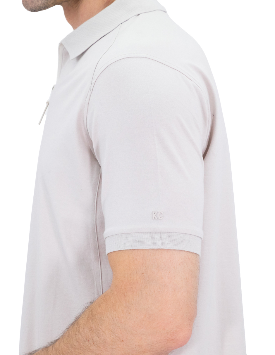 Foto 4 pulgar | Playera Polo Hombre Kenneth Cole Kcoi24pol19 Beige Casual Algodón