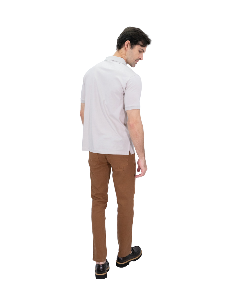 Foto 6 pulgar | Playera Polo Hombre Kenneth Cole Kcoi24pol19 Beige Casual Algodón
