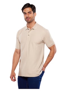 Foto 4 | Playera Polo Alfani Beige para Hombre