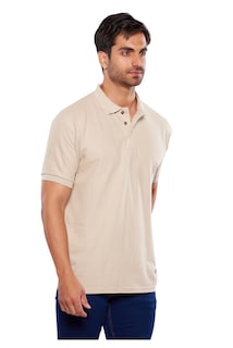 Foto 5 | Playera Polo Alfani Beige para Hombre