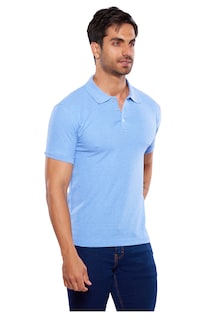 Foto 4 | Playera Polo Alfani Azul para Hombre