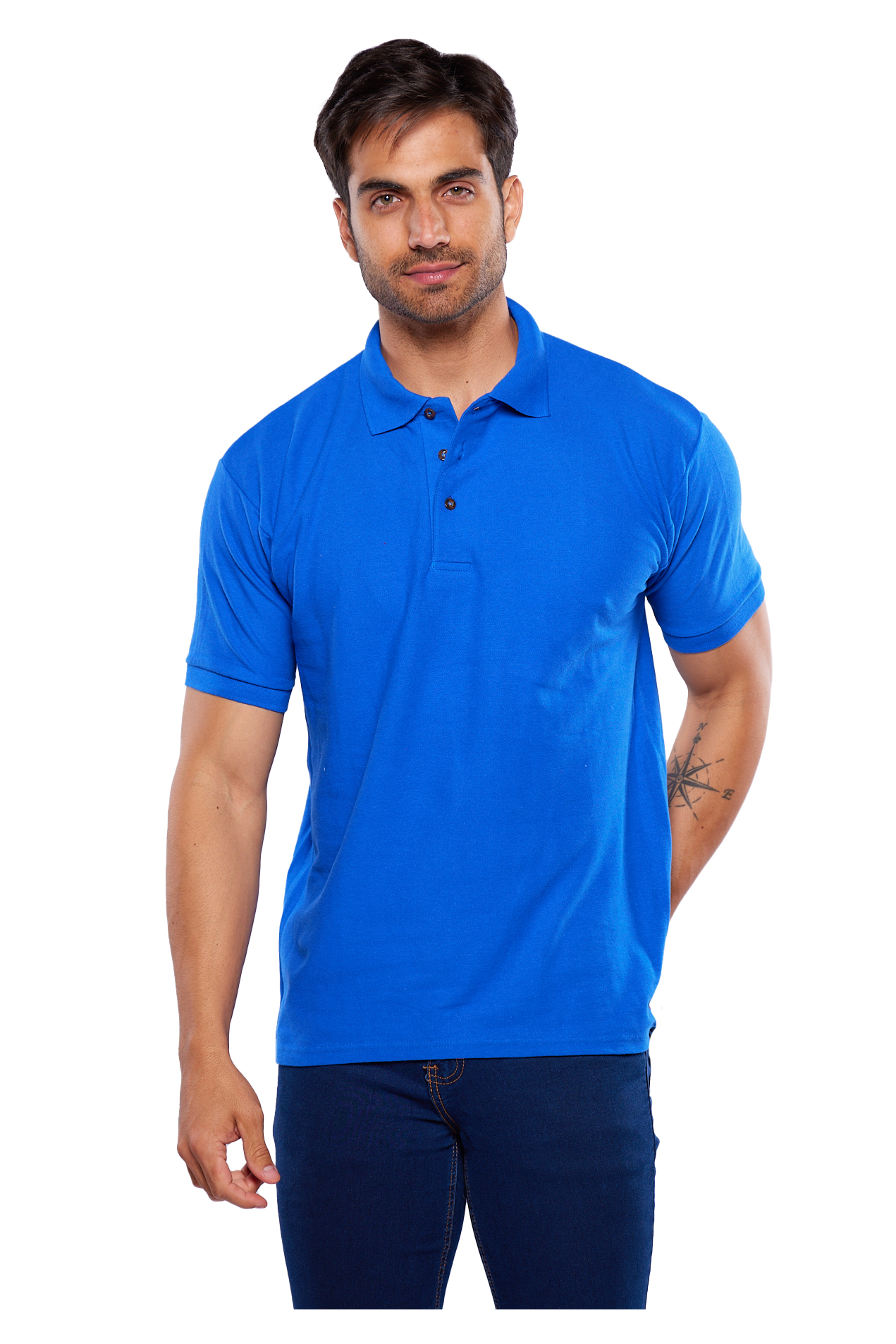 Playera Polo Alfani Azul para Hombre