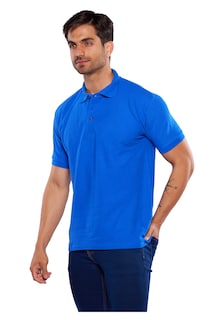 Foto 4 | Playera Polo Alfani Azul para Hombre