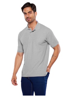 Foto 2 | Playera Polo Alfani Gris para Hombre