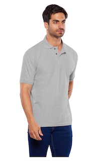 Foto 3 | Playera Polo Alfani Gris para Hombre