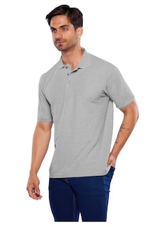 Foto 4 | Playera Polo Alfani Gris para Hombre