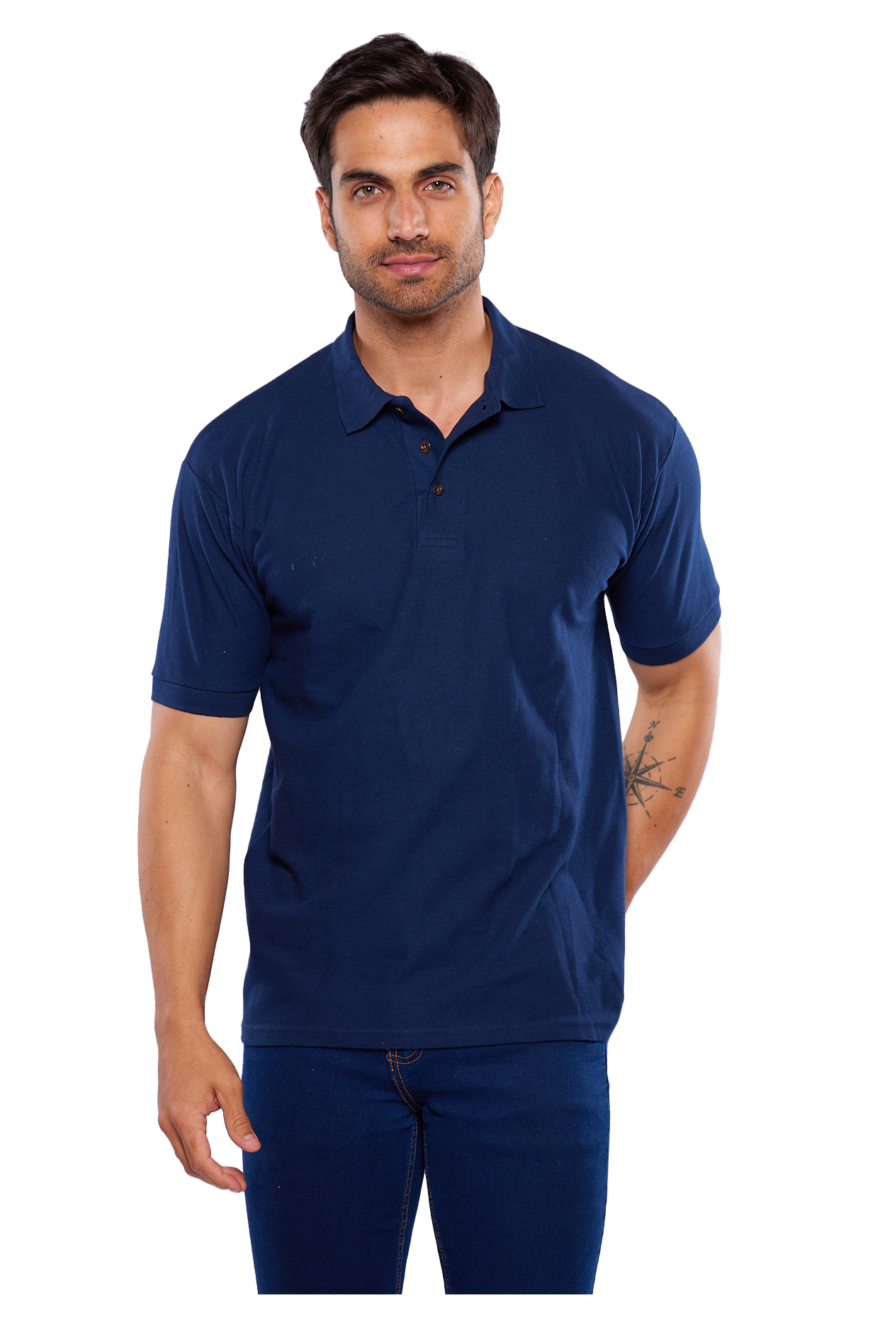 Playera Polo Alfani Azul para Hombre