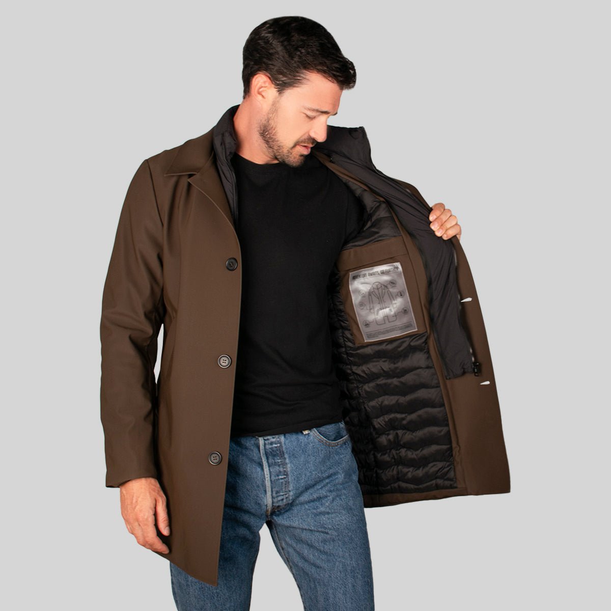 Foto 3 pulgar | Gabardina Greenlander Premium Para Hombre