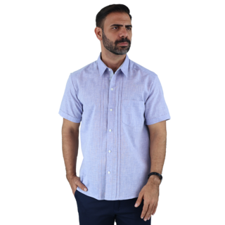 Foto 1 | Camisa Rams Cottons Azul para Hombre