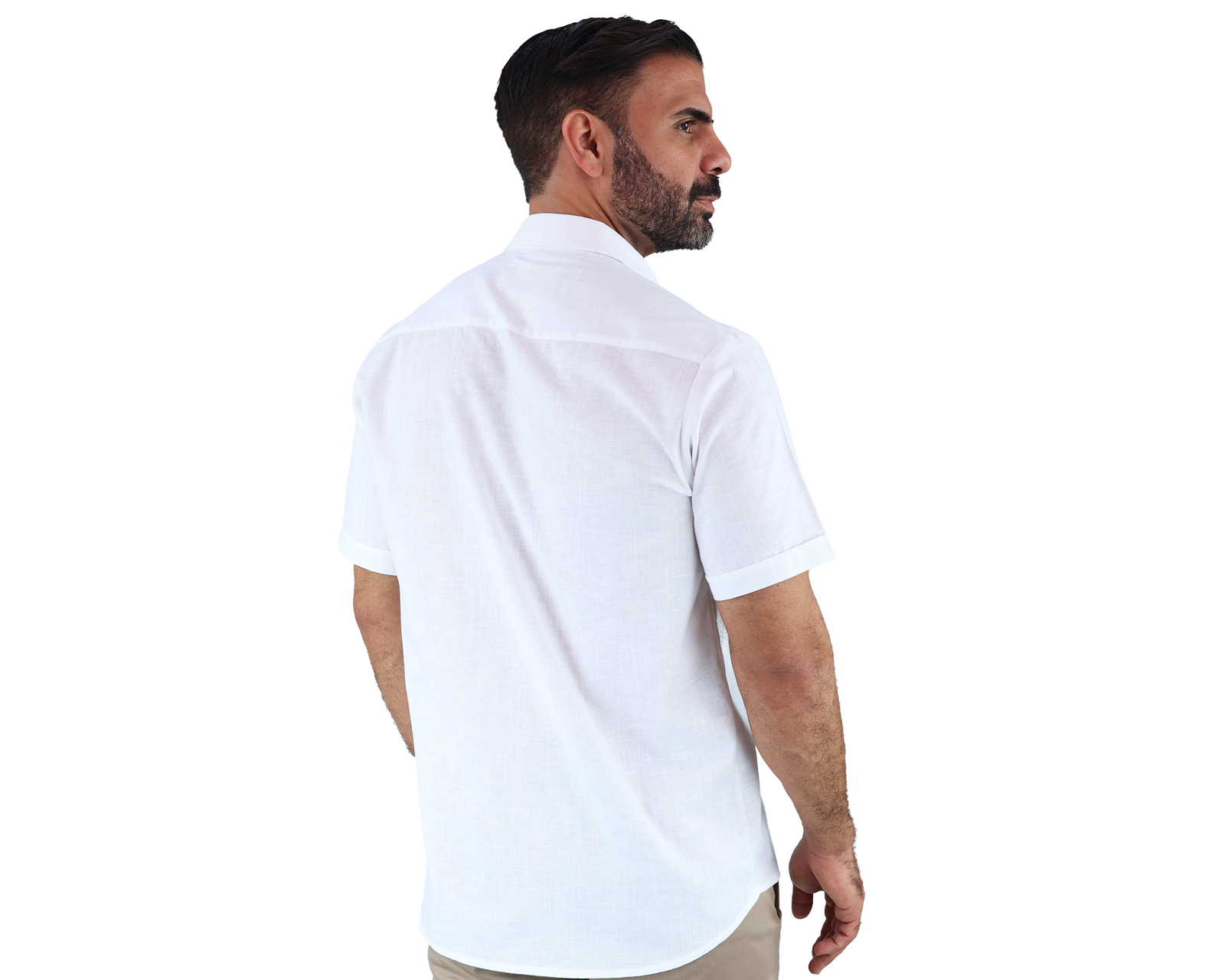 Foto 4 pulgar | Camisa Rams Cottons Blanca para Hombre