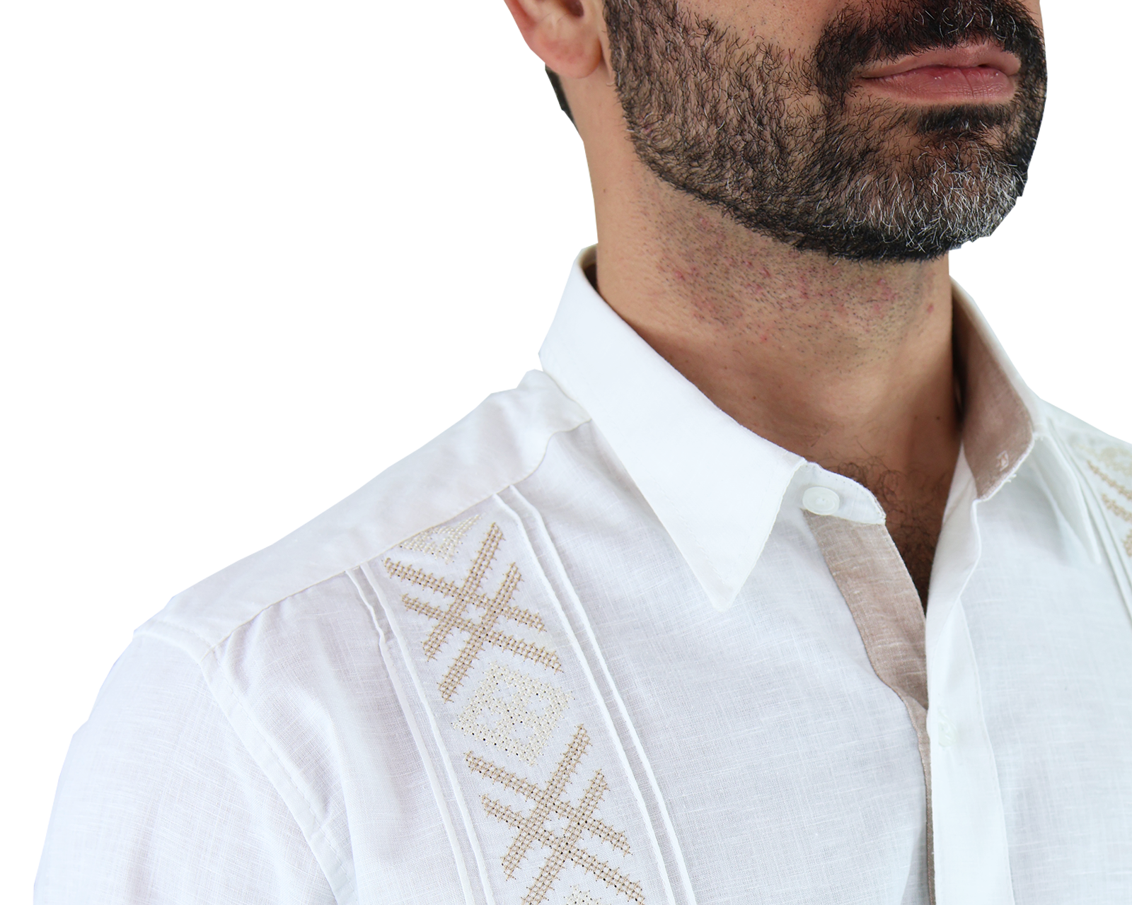 Foto 5 pulgar | Camisa Rams Cottons Blanca para Hombre