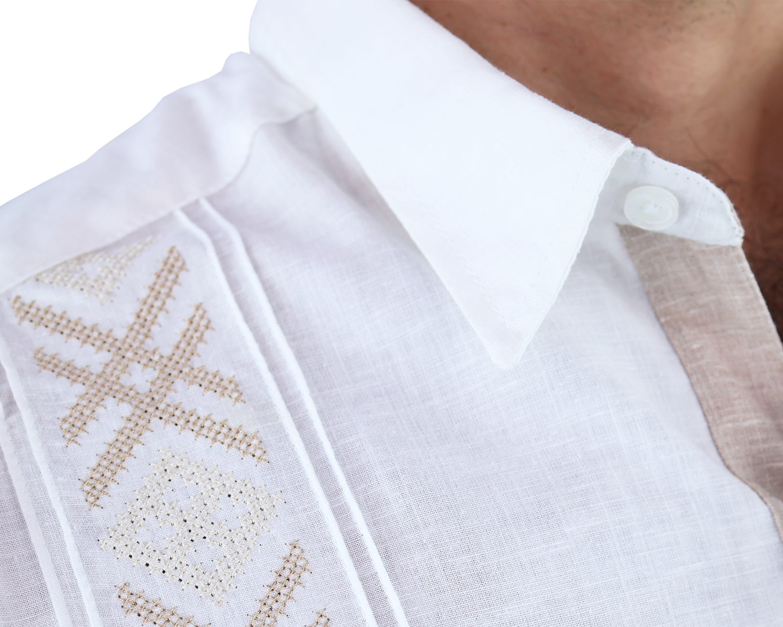 Foto 6 pulgar | Camisa Rams Cottons Blanca para Hombre