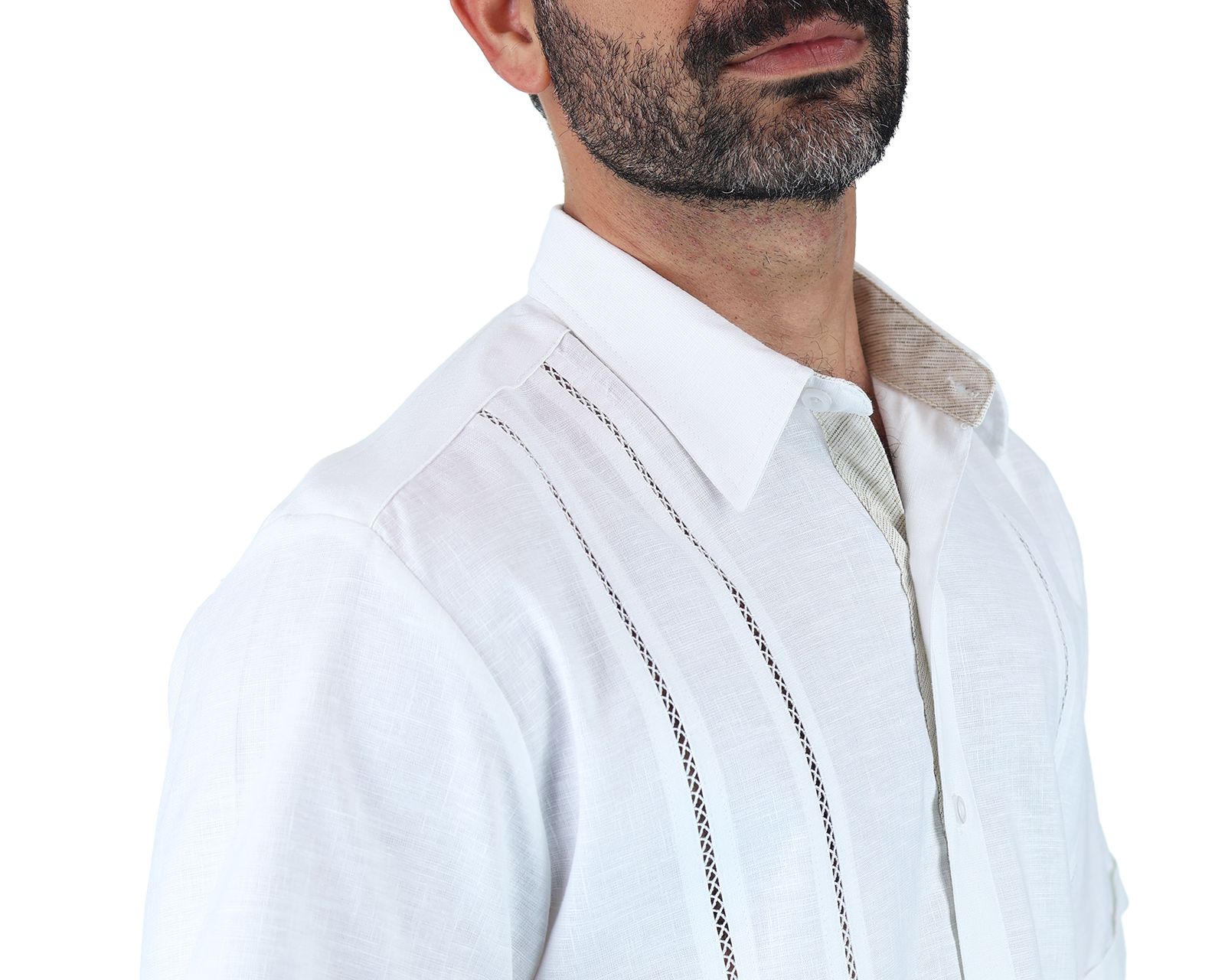 Foto 4 pulgar | Camisa Rams Cottons Blanca para Hombre