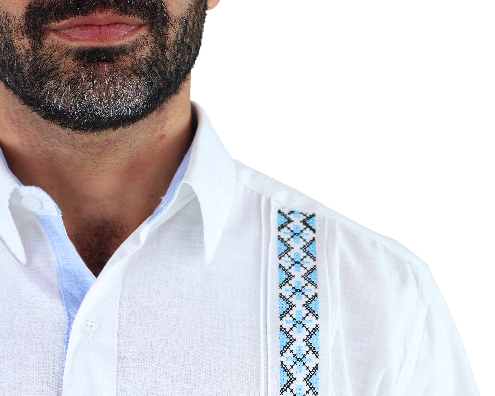 Foto 5 pulgar | Camisa Rams Cottons Blanca para Hombre