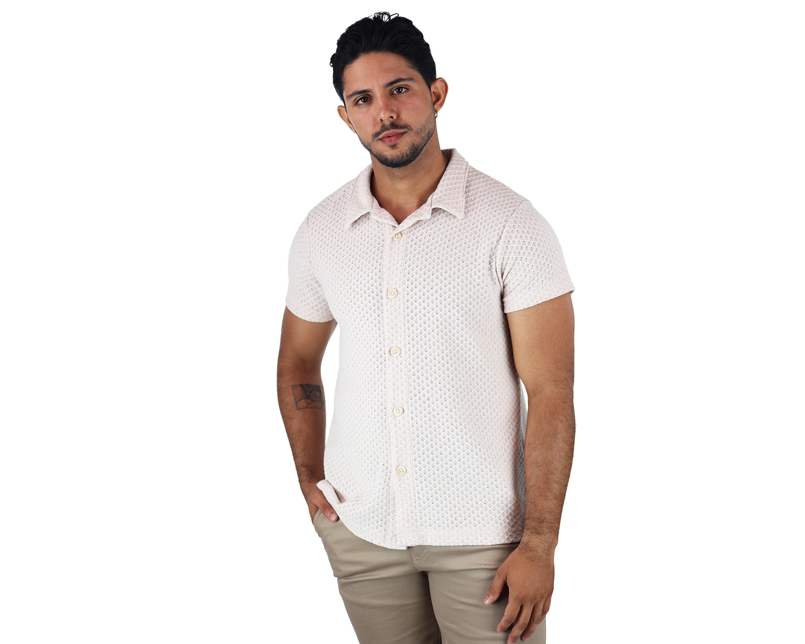 Foto 2 pulgar | Camisa Rams Cottons MC Adams color Arena