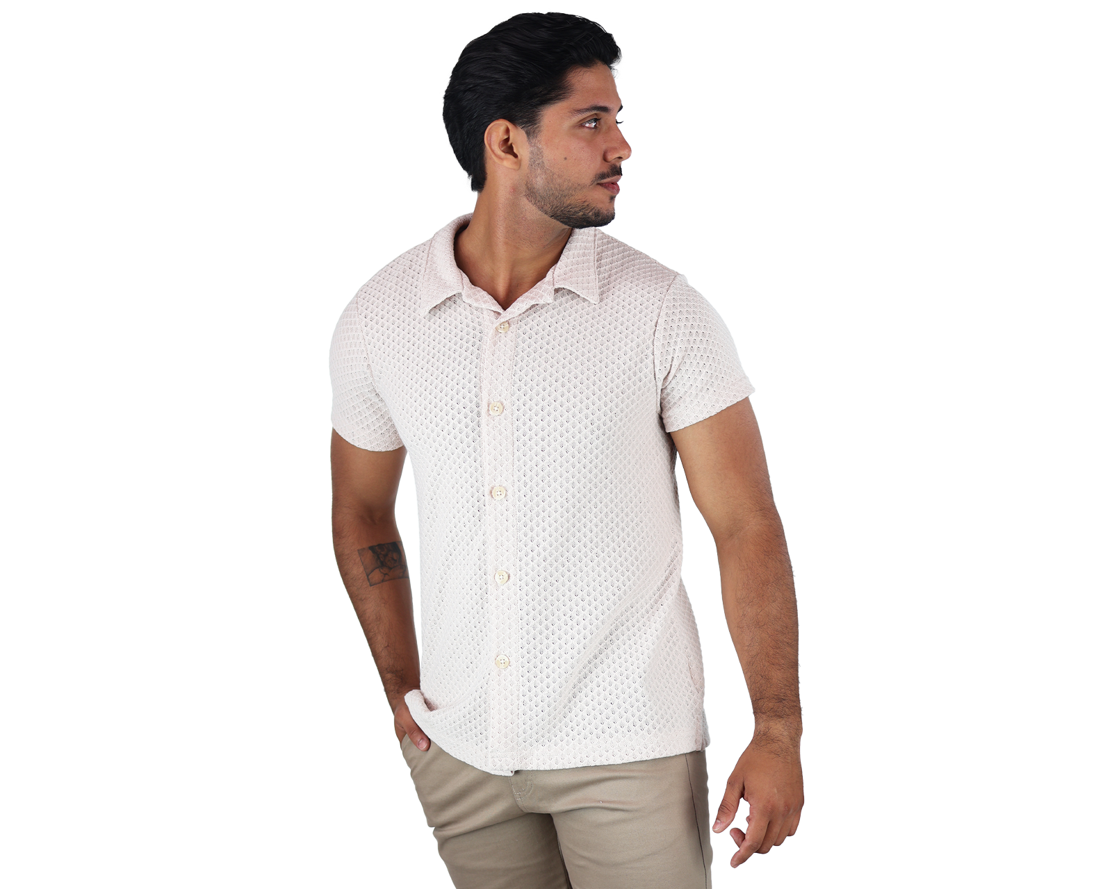 Foto 3 pulgar | Camisa Rams Cottons MC Adams color Arena