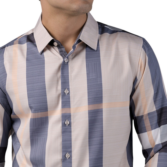 Foto 2 | Camisa Pavini Manga Larga Para Hombre Beige Pvls104-06