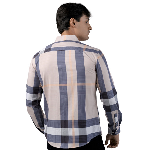 Foto 5 pulgar | Camisa Pavini Manga Larga Para Hombre Beige Pvls104-06