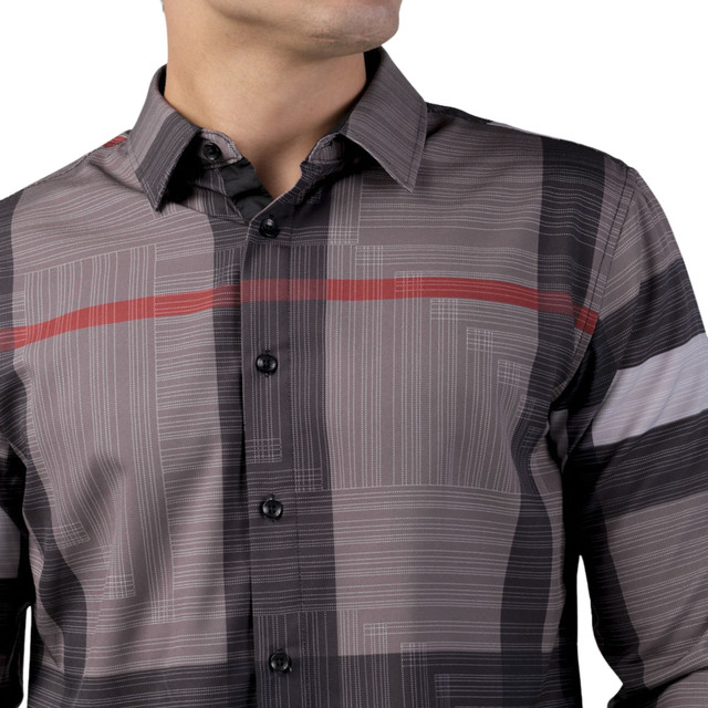 Foto 3 pulgar | Camisa Pavini Manga Larga Para Hombre Marron Pvls104-03