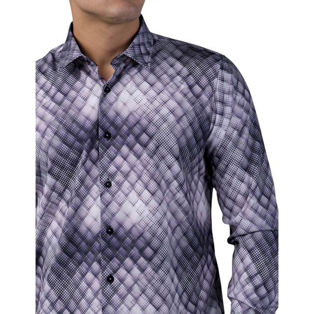 Foto 2 | Camisa Benzini Para Caballero Multicolor Ls5051-multi