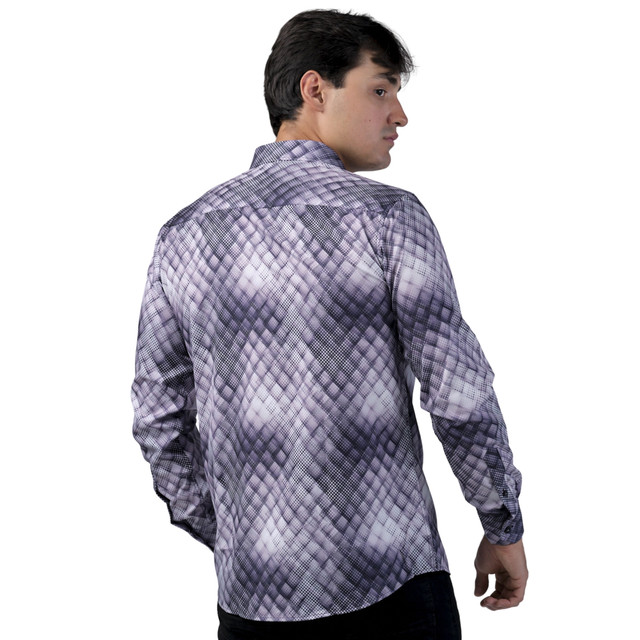 Foto 4 pulgar | Camisa Benzini Para Caballero Multicolor Ls5051-multi