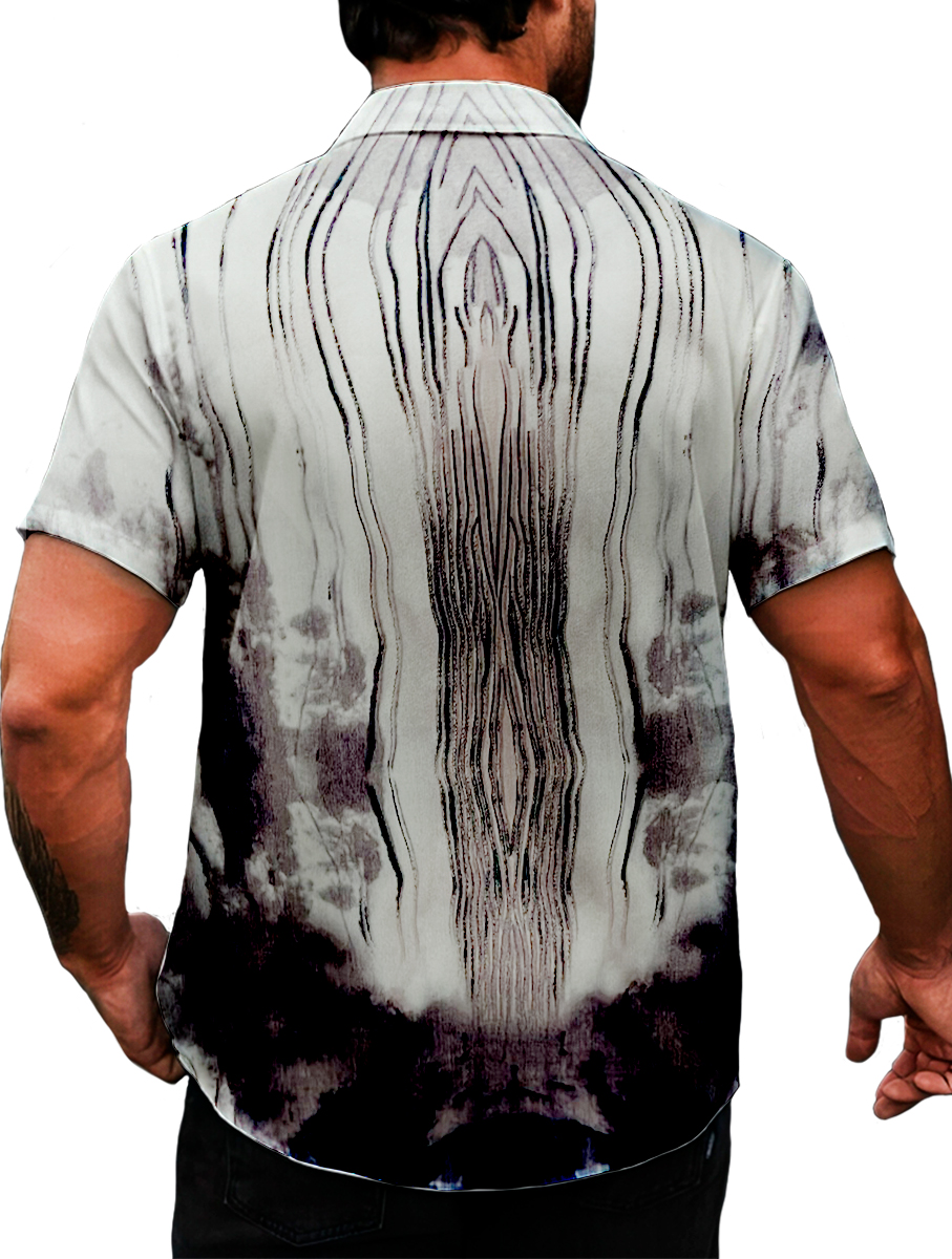 Foto 5 pulgar | Camisa Casual Strech Manga Corta para Hombre