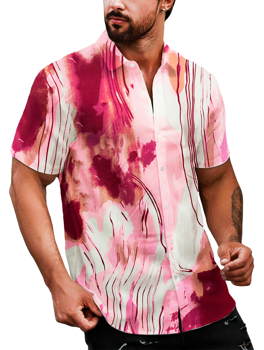 Foto 2 | Camisa Casual Strech Manga Corta para Hombre