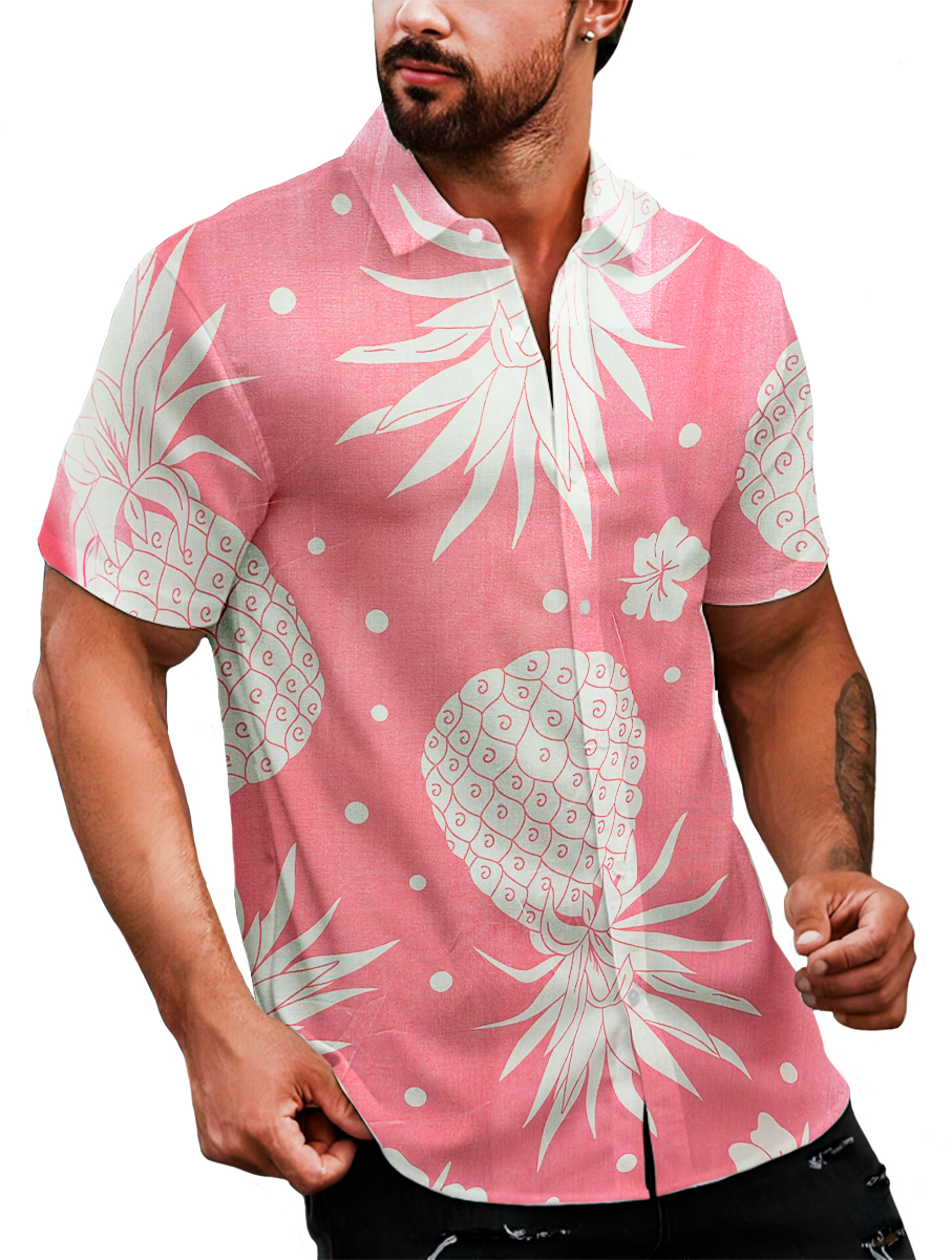 Foto 2 | Camisa Casual Para Hombre Strech Manga Corta