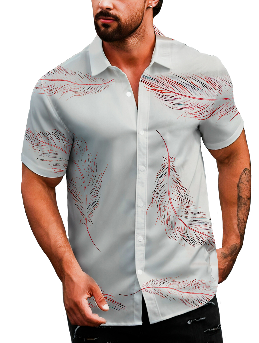 Foto 2 pulgar | Camisa Shendy Vendy Manga Corta para Hombre