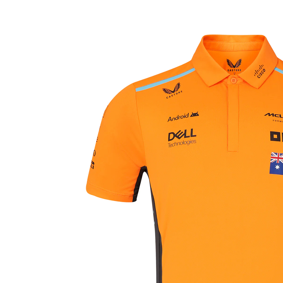 Foto 4 pulgar | Mclaren Camiseta Polo Oscar Piastri Oficial 2024