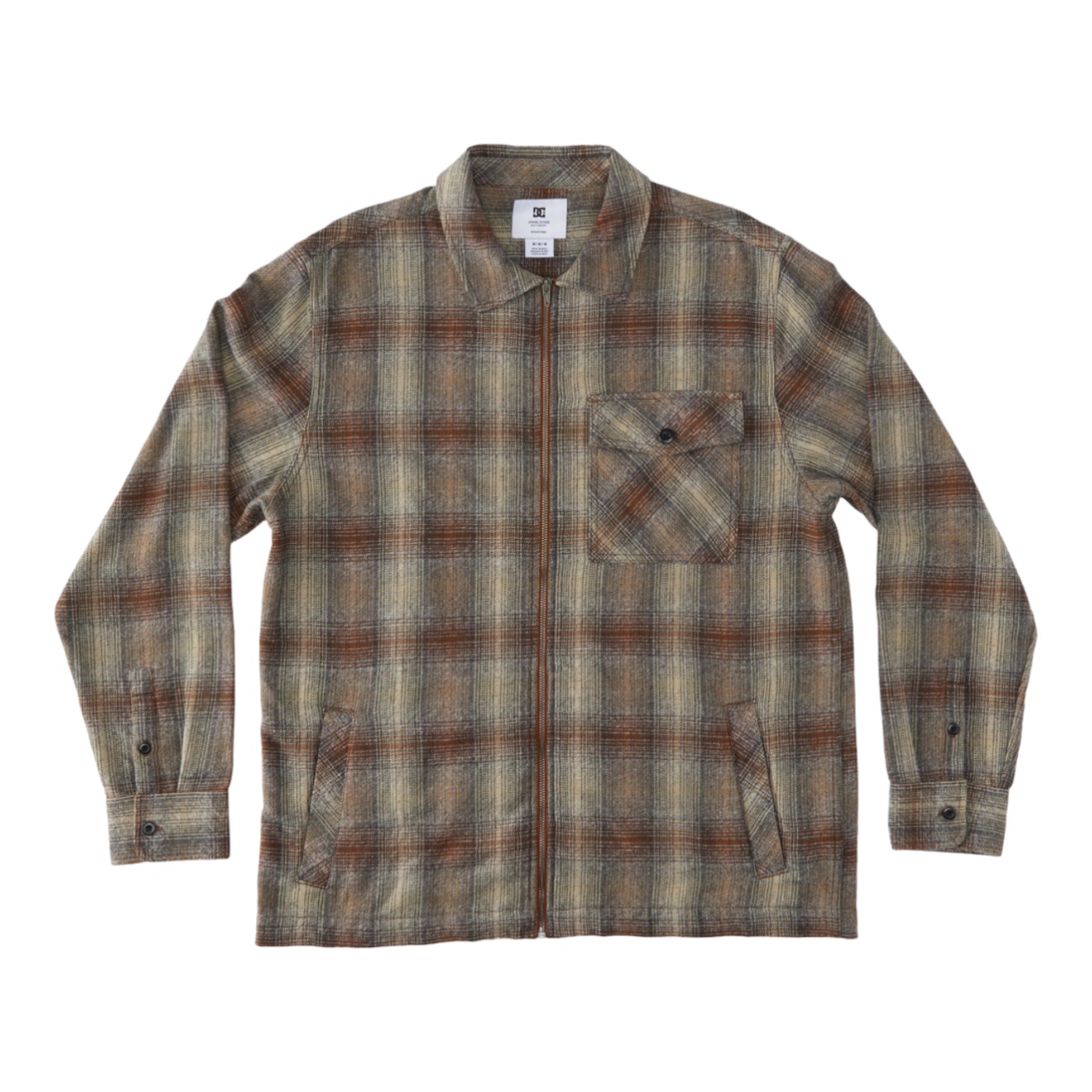 Foto 6 pulgar | Camisa Dc Shoes Canyon Para Hombre Color Cafe Modelo Adywt03103xcsc