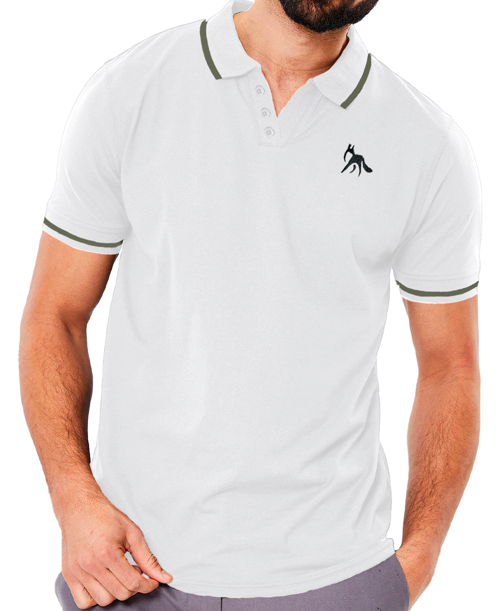 Foto 5 pulgar | Playera Polo Hombre Shendy Vendy Manga Corta Casual Camisa Blanco Grande