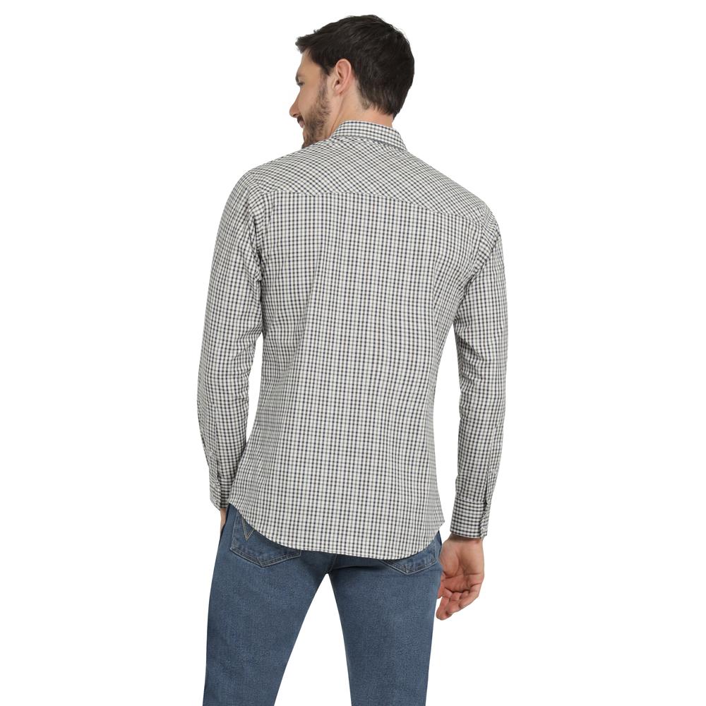 Foto 4 pulgar | Camisa Vaquera Hombre Wrangler Slim Fit Manga Larga 433 Beige