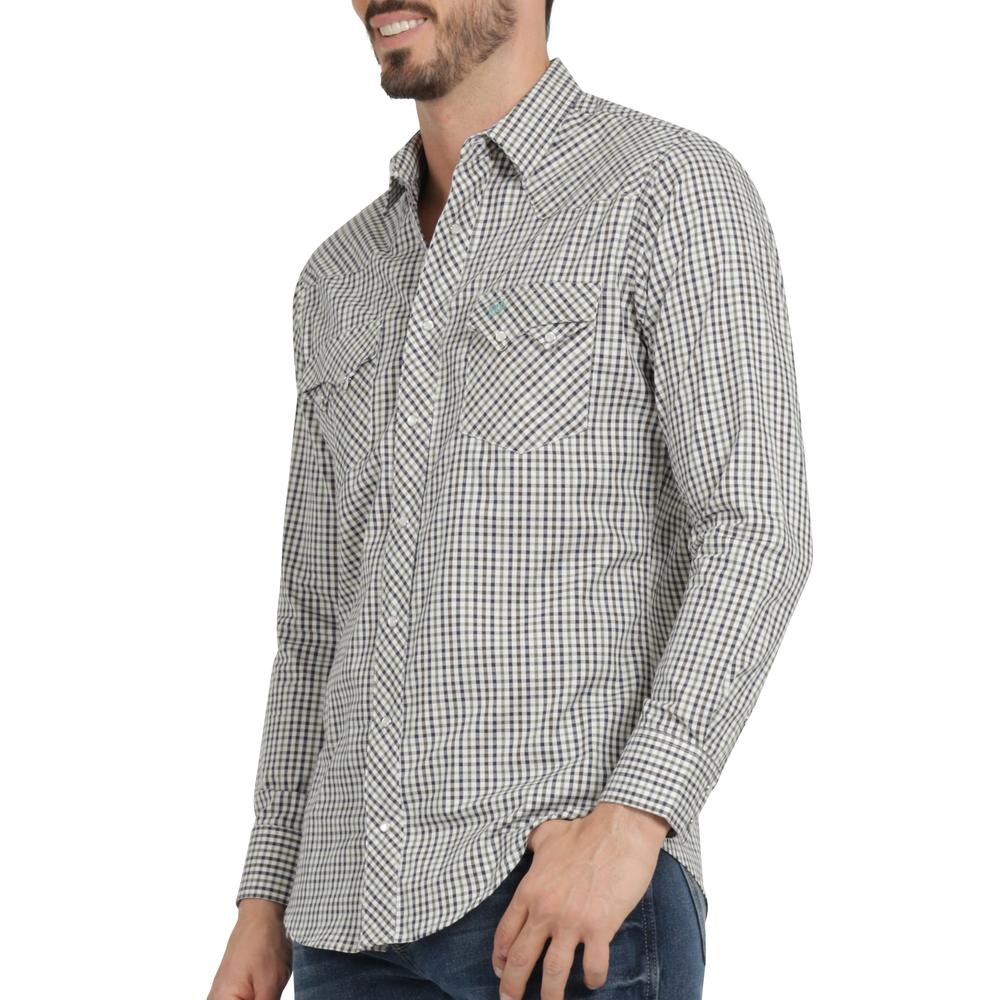 Foto 6 pulgar | Camisa Vaquera Hombre Wrangler Slim Fit Manga Larga 433 Beige