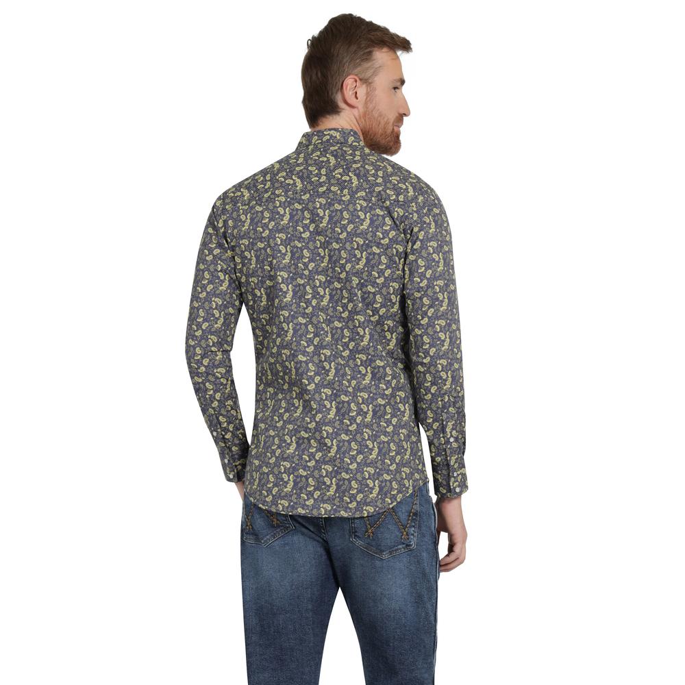 Foto 4 pulgar | Camisa Vaquera Hombre Wrangler Slim Fit Manga Larga 385 Azul Marino