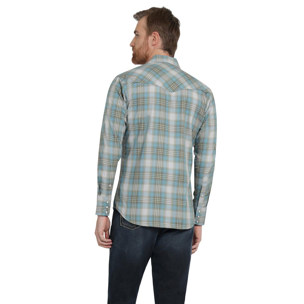 Foto 4 pulgar | Camisa Vaquera Hombre Wrangler Regular Fit Manga Larga 300 Verde