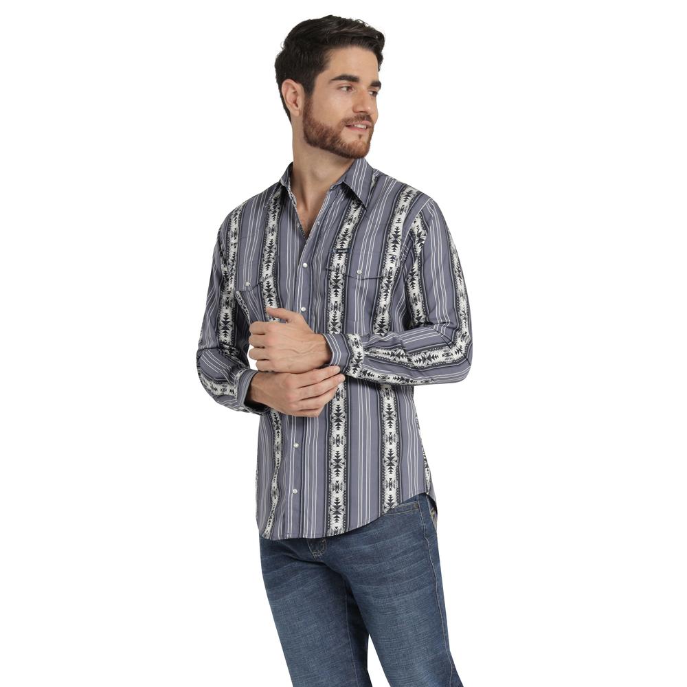 Foto 3 pulgar | Camisa Vaquera Hombre Wrangler Regular Fit Manga Larga 366 Azul