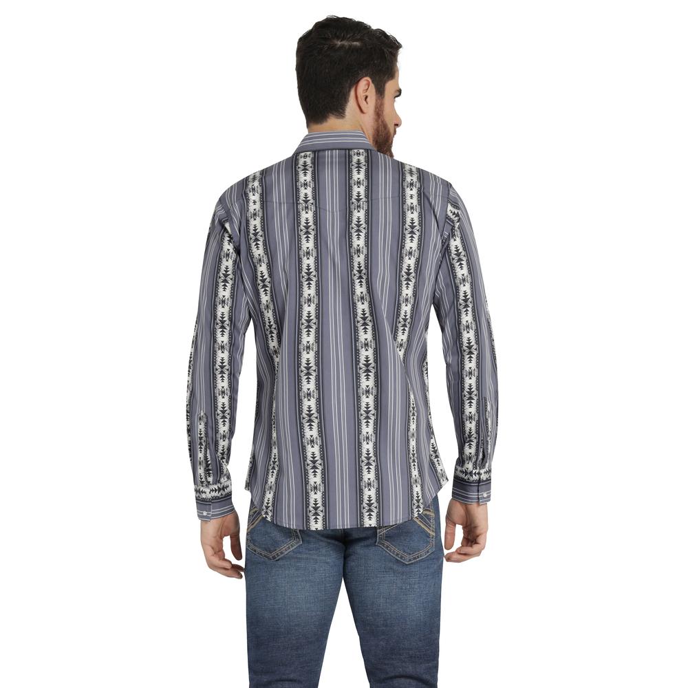 Foto 4 pulgar | Camisa Vaquera Hombre Wrangler Regular Fit Manga Larga 366 Azul