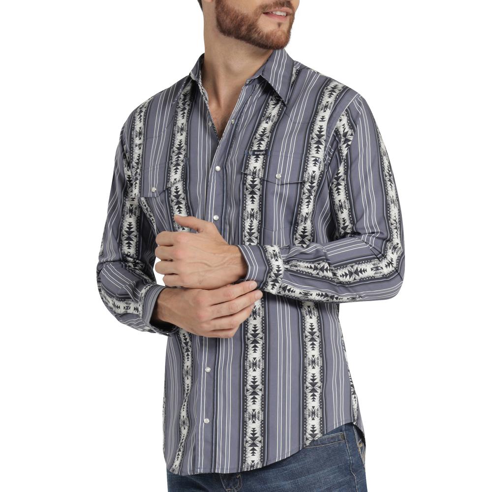 Foto 6 pulgar | Camisa Vaquera Hombre Wrangler Regular Fit Manga Larga 366 Azul