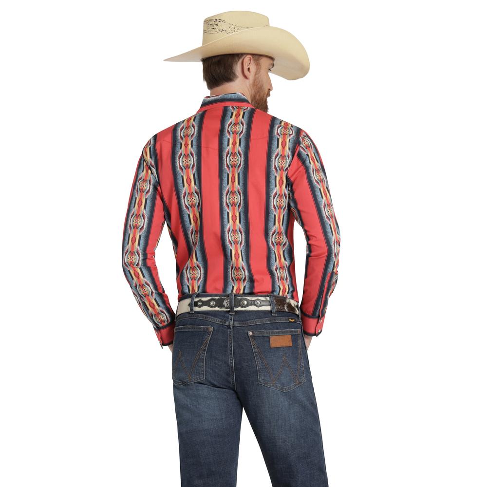 Foto 4 pulgar | Camisa Vaquera Hombre Wrangler Regular Fit Manga Larga 363 Rojo