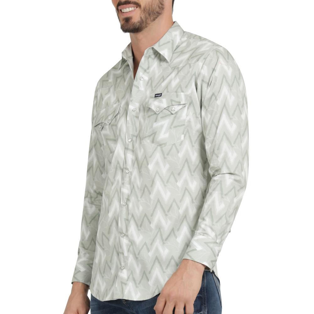 Foto 6 pulgar | Camisa Vaquera Hombre Wrangler Slim Fit Manga Larga 397 Verde Oscuro