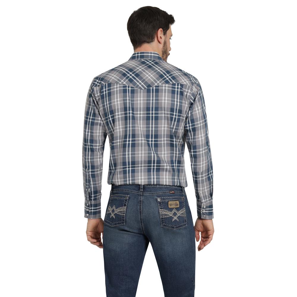 Foto 4 pulgar | Camisa Vaquera Hombre Wrangler Regular Fit Manga Larga 301 Gris