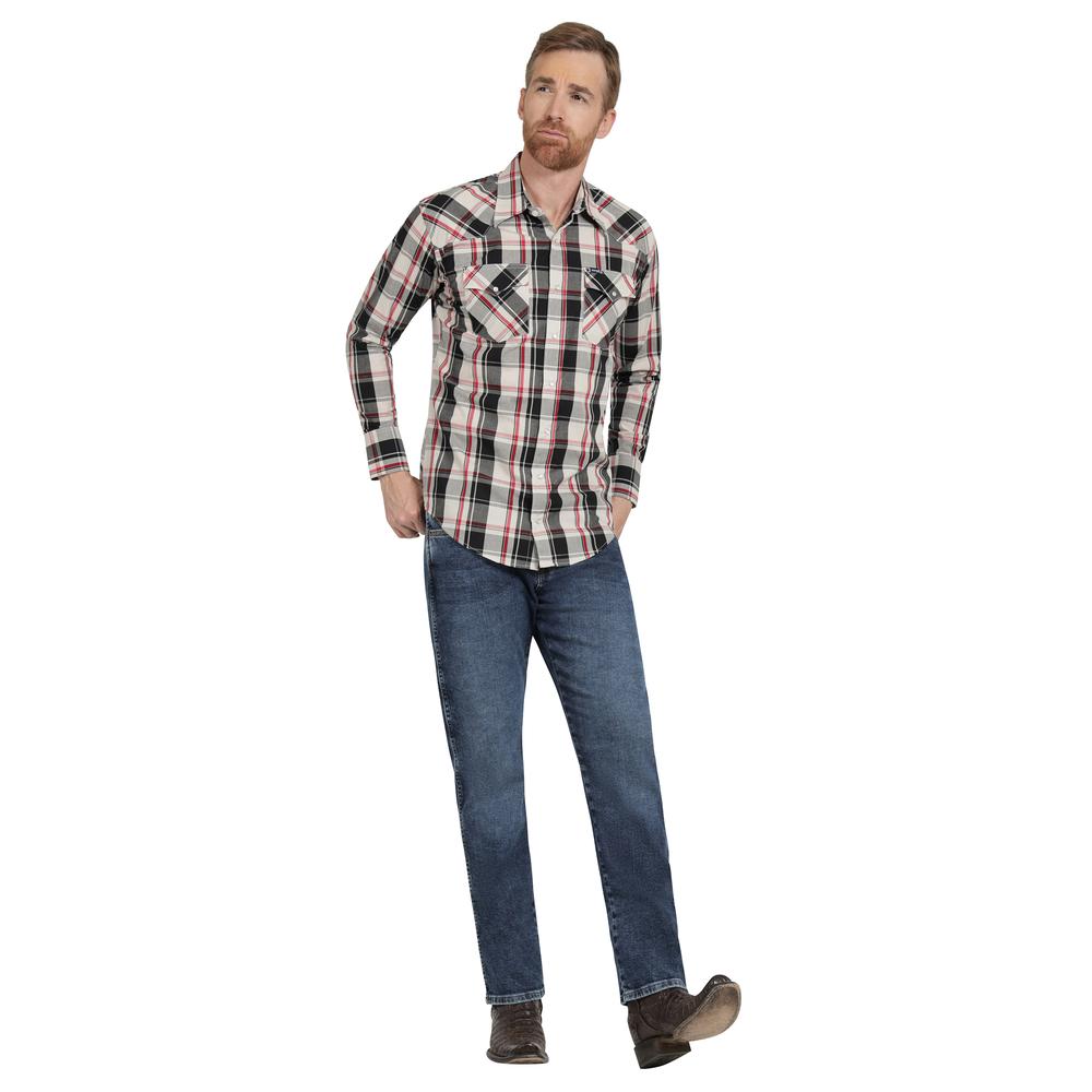 Foto 5 pulgar | Camisa Vaquera Hombre Wrangler Regular Fit Manga Larga 302 Negro